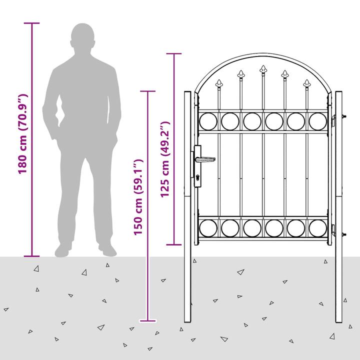 Immagine prodotto vidaXL Gartenzaun-Tor