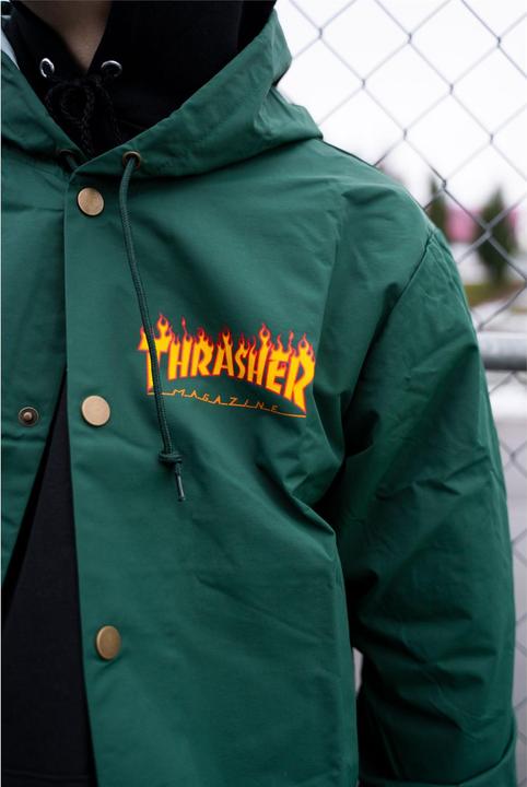 Produktbild Thrasher Flame Logo Coach Jacket (M)