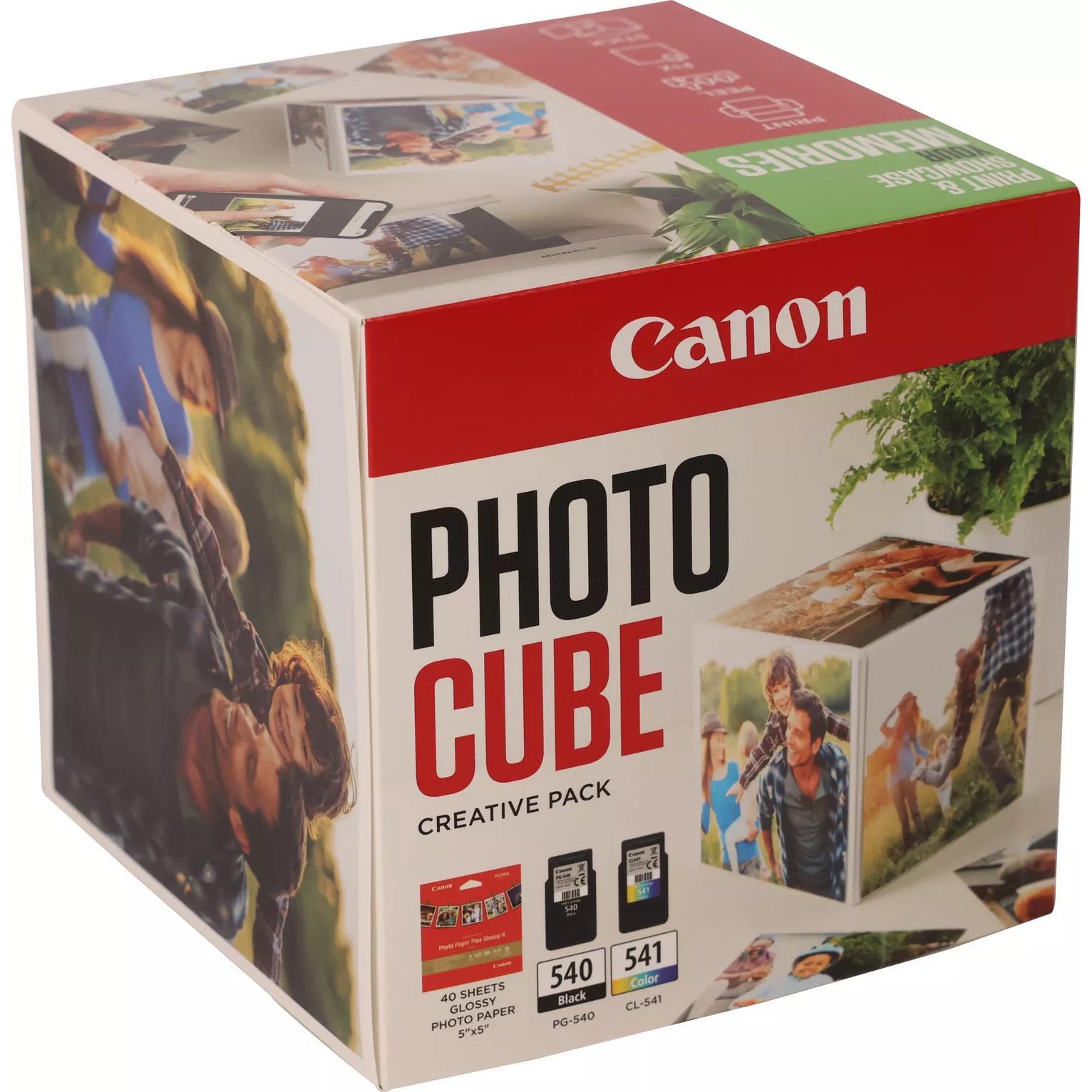 Canon, Druckerpatrone, Ink/5x5 Phot Paper PP-201 40sheets+BK (M, BK, C, Y)