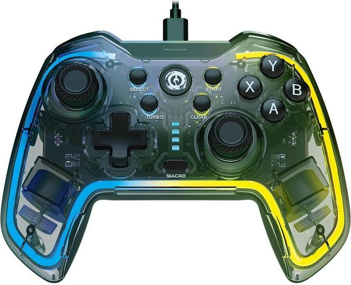 Canyon GP-02, Wired gamepad for Windows/PS3/Android media box/android tv set/Nintendo Switch, cable (Android, PS3, Switch, Windows)