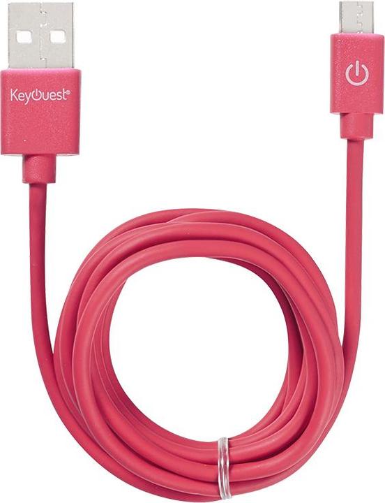 Image du produit Keyouest Cable Micro USB rouge (1.20 m)