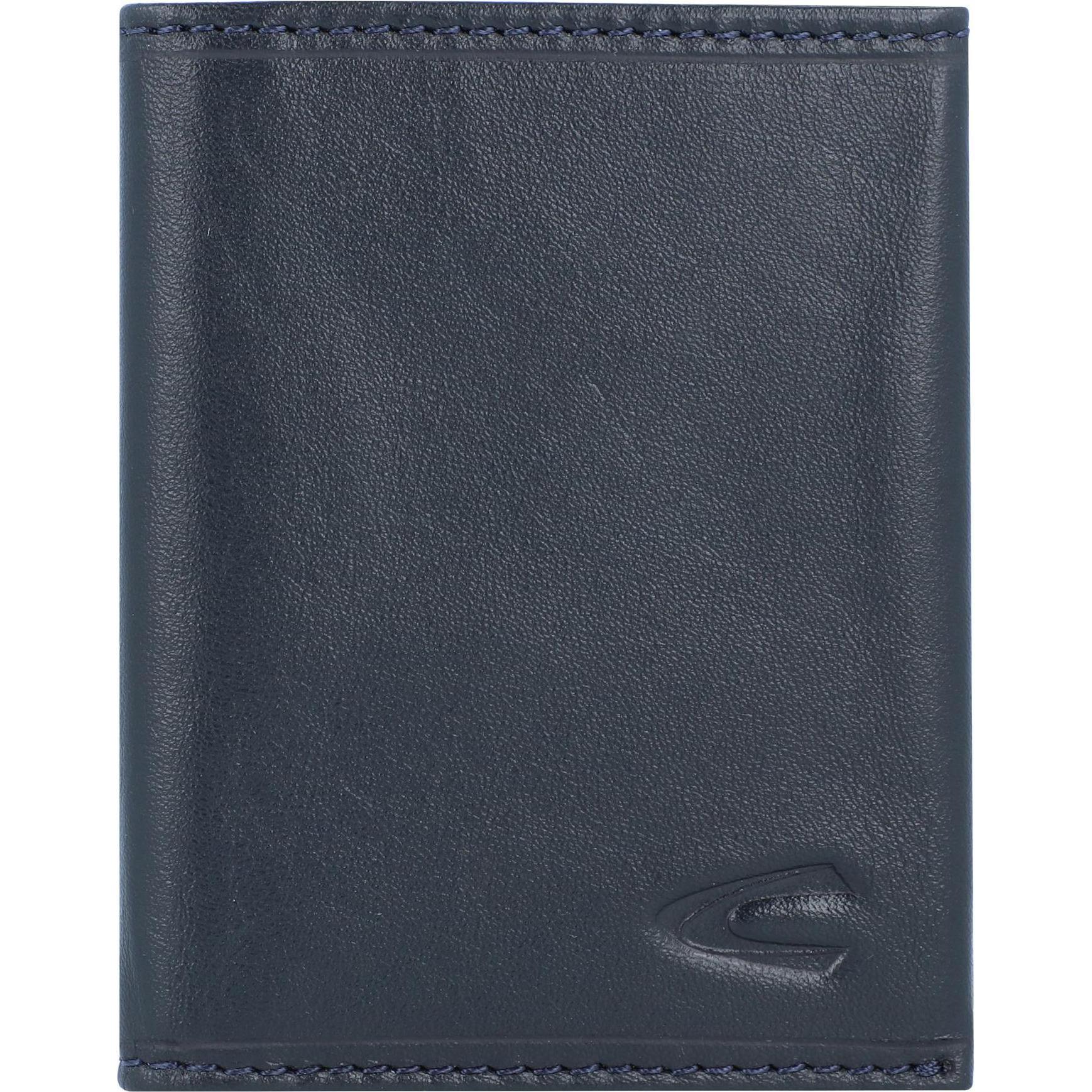Camel Active, Herren, Portemonnaie, Nagoya Kreditkartenetui RFID Schutz Leder 8 cm, Blau