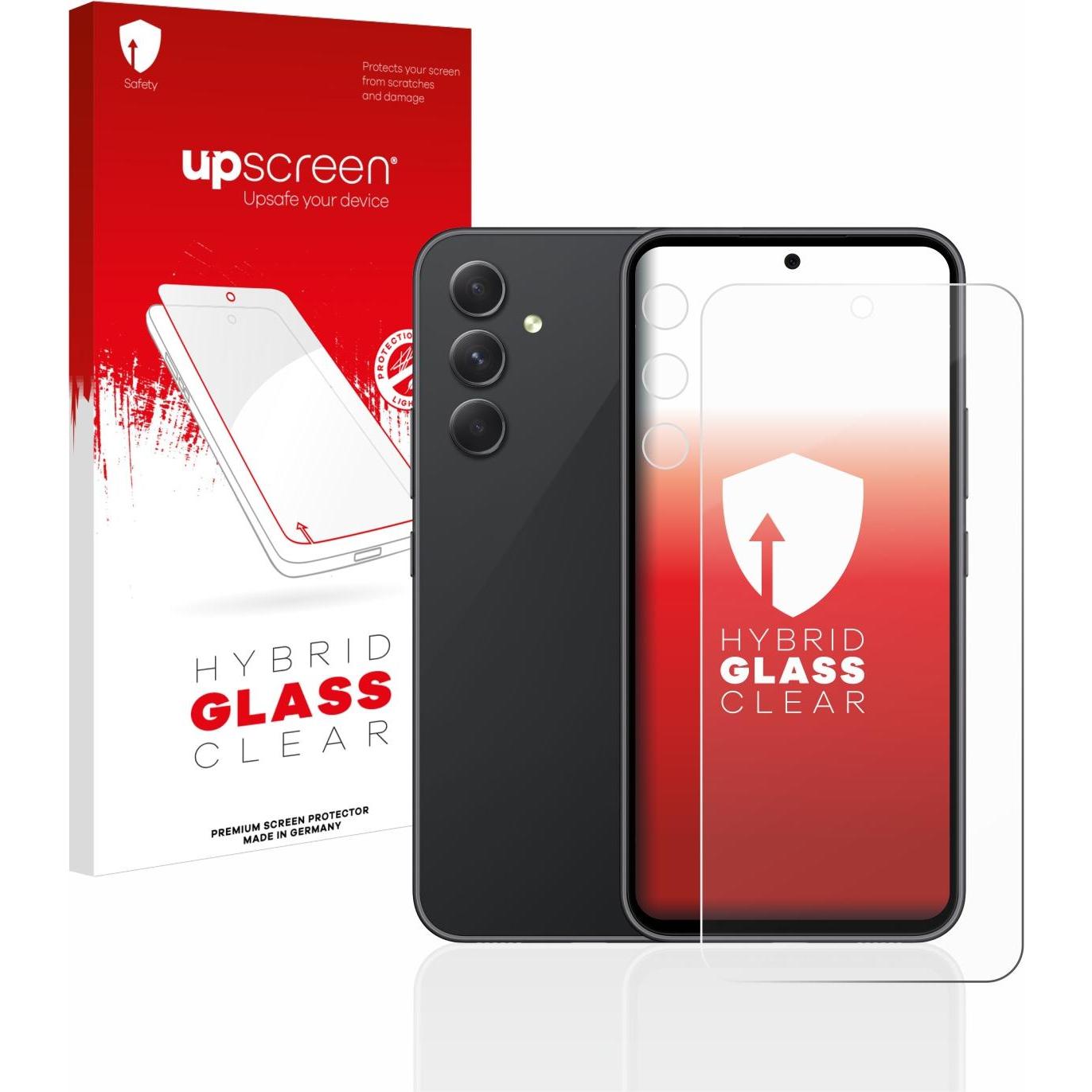 upscreen Scratch Shield Panzerglasfolie (1 Stück, Samsung Galaxy A54 5G), Smartphone Schutzfolie, Transparent
