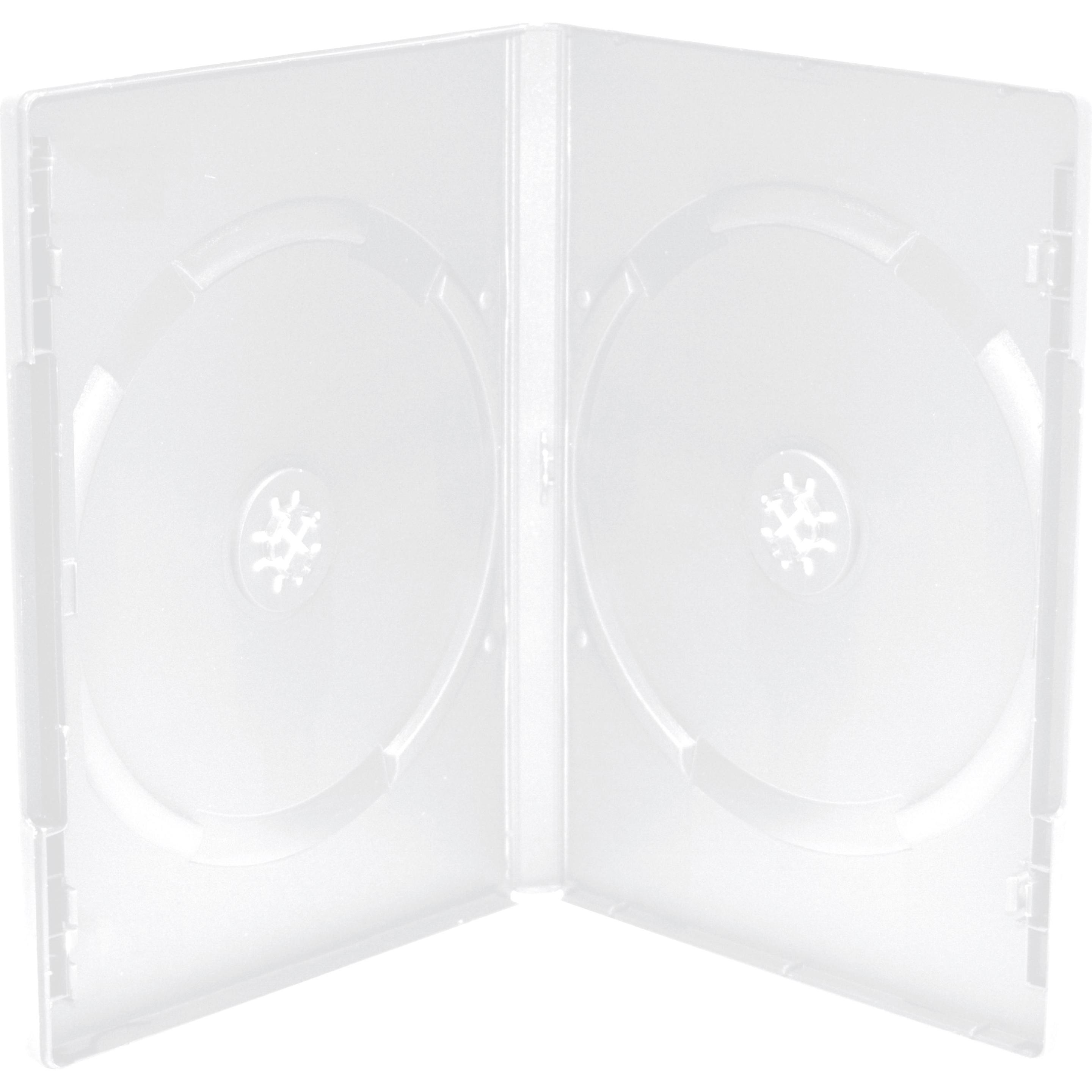 MediaRange DVD-Leerhülle für 2 Dics maschinenfähig, Optische Medien Zubehör