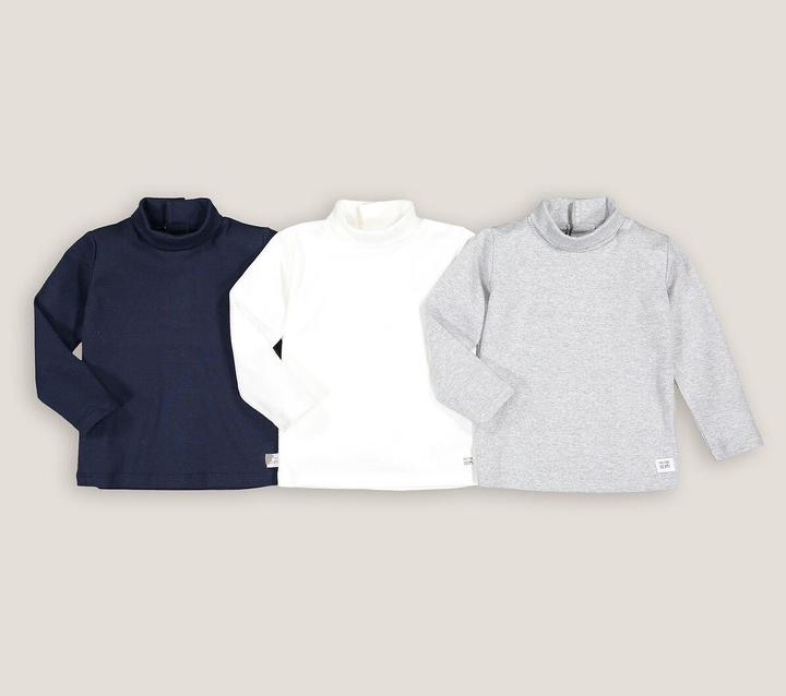 Produktbild La Redoute Collections 3er-Pack Shirts mit Rollkragen (62)