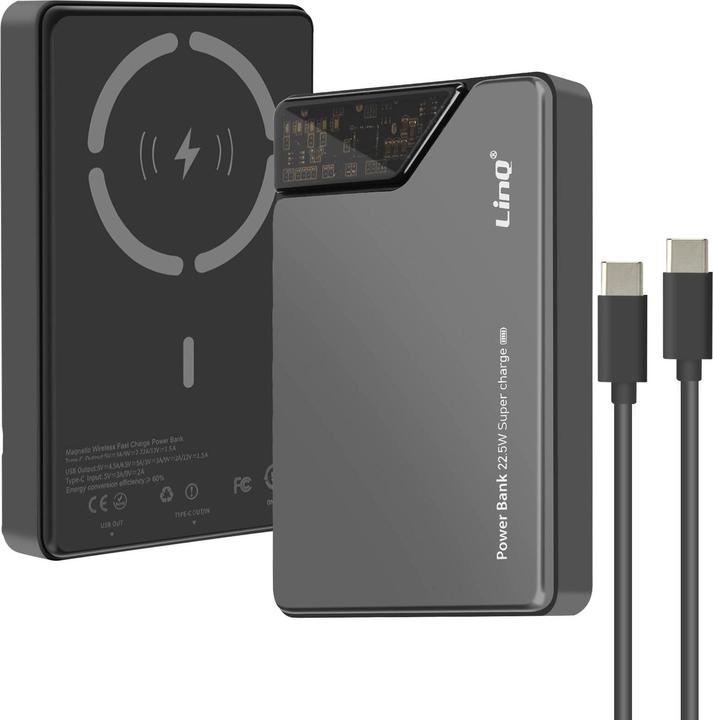Actual product image LinQ BW15806 15,000mAh MagSafe Powerbank (15000 mAh)