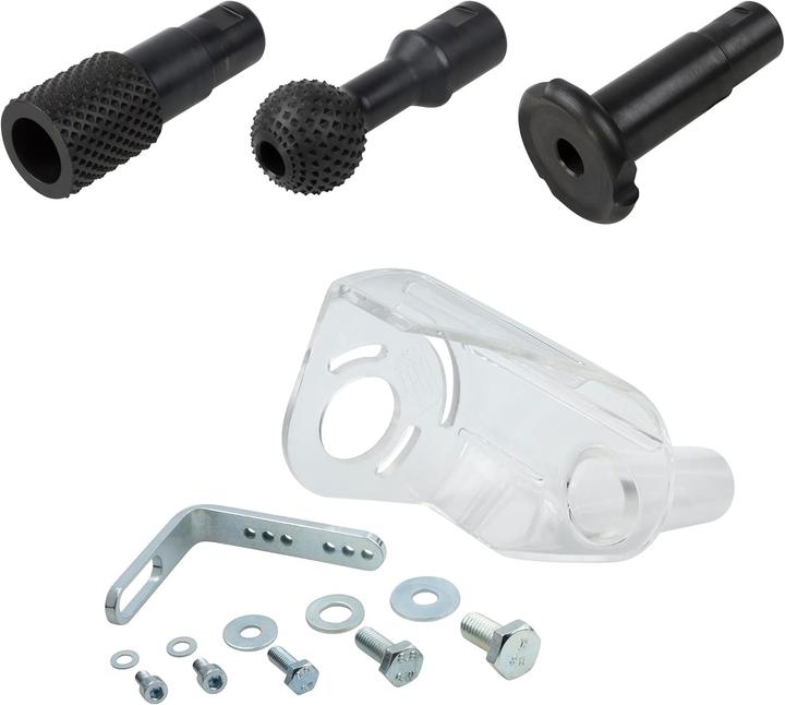 Actual product image wolfcraft 1 woodworking set for angle grinder 4 pcs