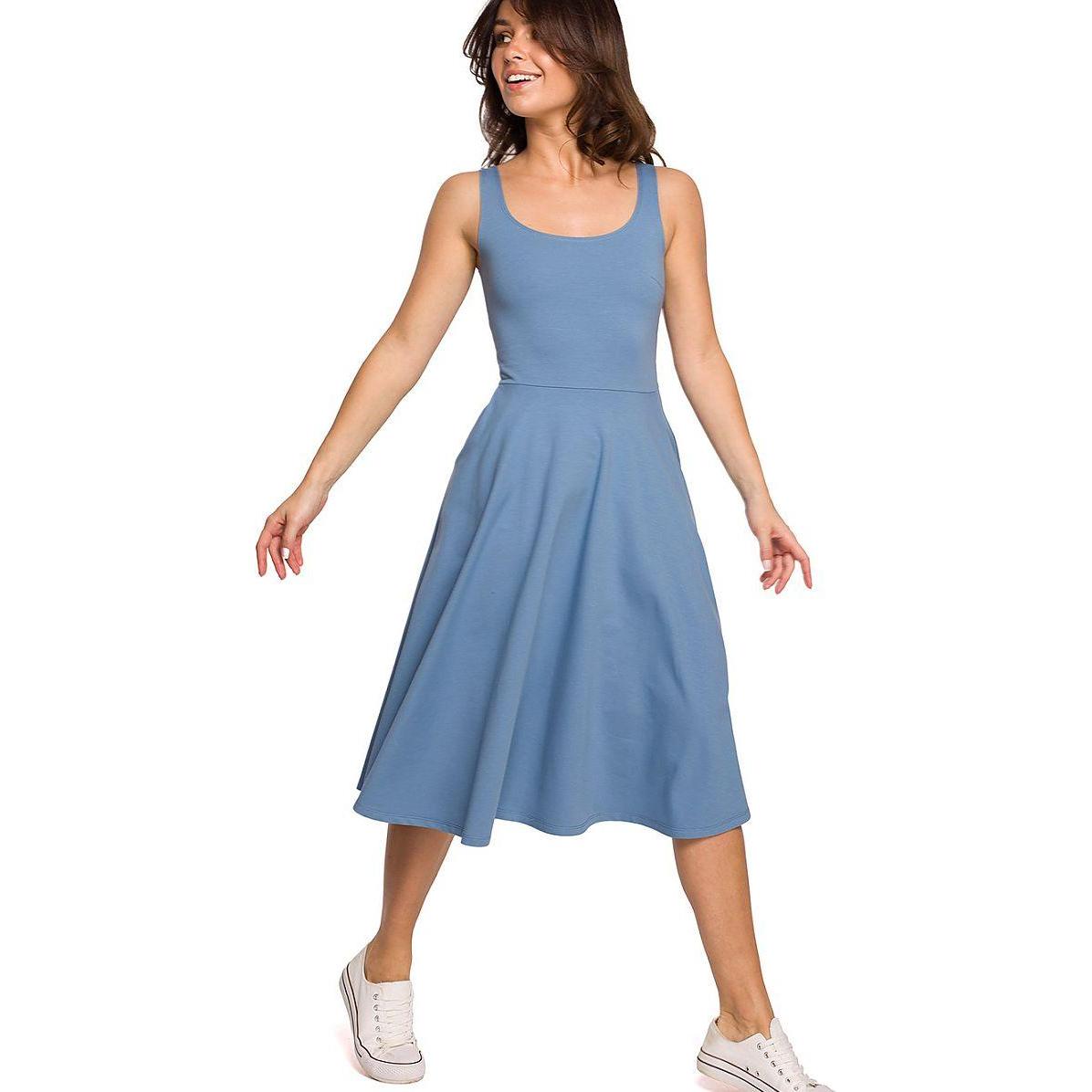 Be Wear, Kleider, Alltagskleid, Blau, (L)