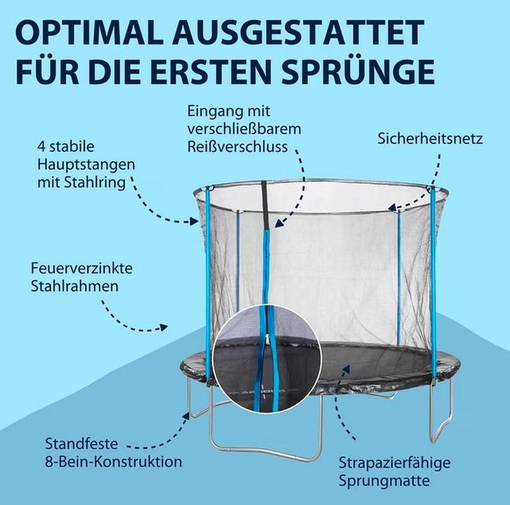 Produktbild Hudora Hornet Trampolin BF 300 (300 cm)