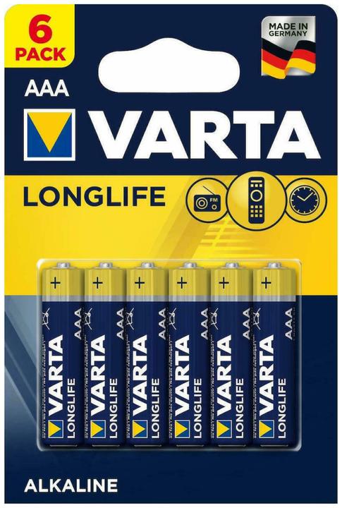 Image du produit Varta Longlife (6 pcs, AAA)
