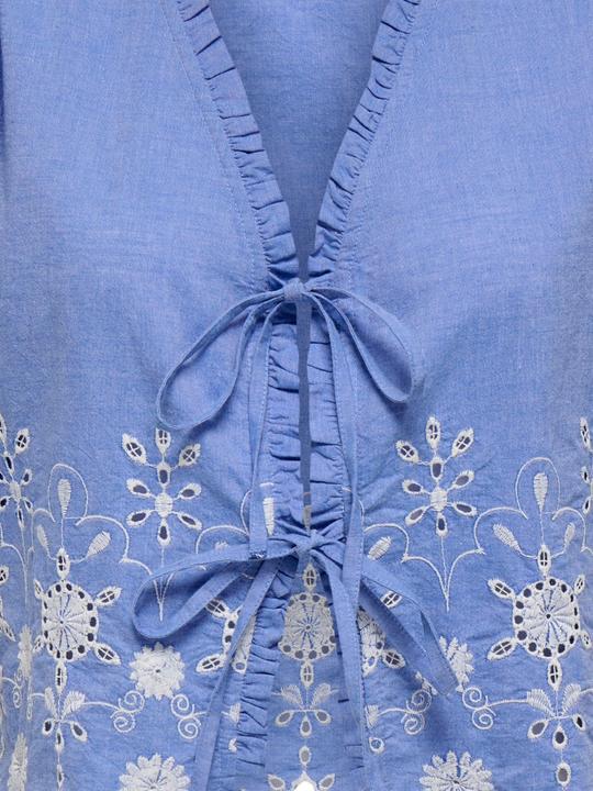 Immagine prodotto Only Onlmiffy S/S Emb Tie Top Os Wvn (M)