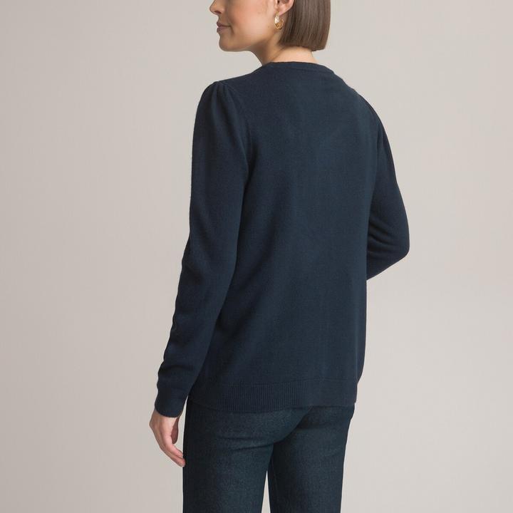 Image du produit Anne Weyburn Cardigan avec encolure en V et touche de cachemire