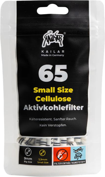 Kailar 65 Filtro al carbone attivo ibrido Slim in cellulosa - bianco