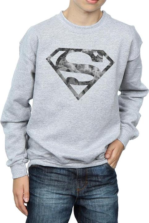 Actual product image Boys Superman Marble Logo Sweatshirt (128)