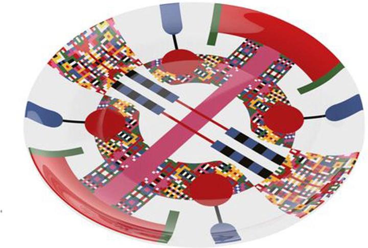 Image du produit Alessi Assiette à biscuits Holyhedrics ESA (1 x, 30 cm)