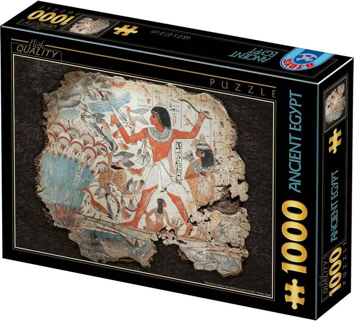 Actual product image D-Toys Puzzle 1000 pieces - Ancient Egypt Nebamun Hunting in the Marshes (1000 pieces)
