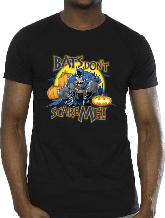 Actual product image Mens Batman Bats Don't Scare Me T-Shirt (S)