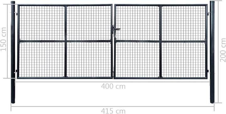 Produktbild vidaXL Gartentor