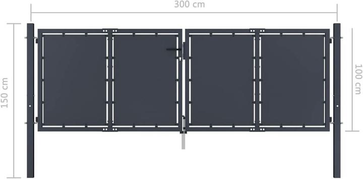 Immagine prodotto vidaXL Gartentor