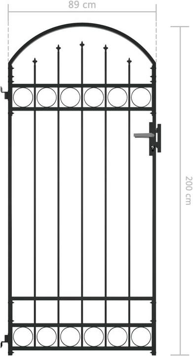 Produktbild vidaXL Zauntor