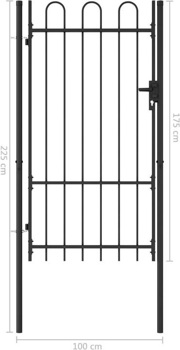 Produktbild vidaXL Zauntor