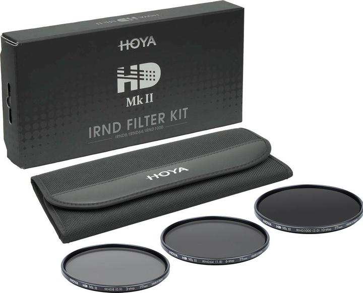 Image du produit Hoya 58,0 HD MKII Kit de filtres IRND 8/64/1000 (58 mm, Filtre gris neutre)