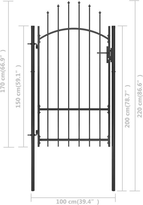 Produktbild vidaXL Zauntor