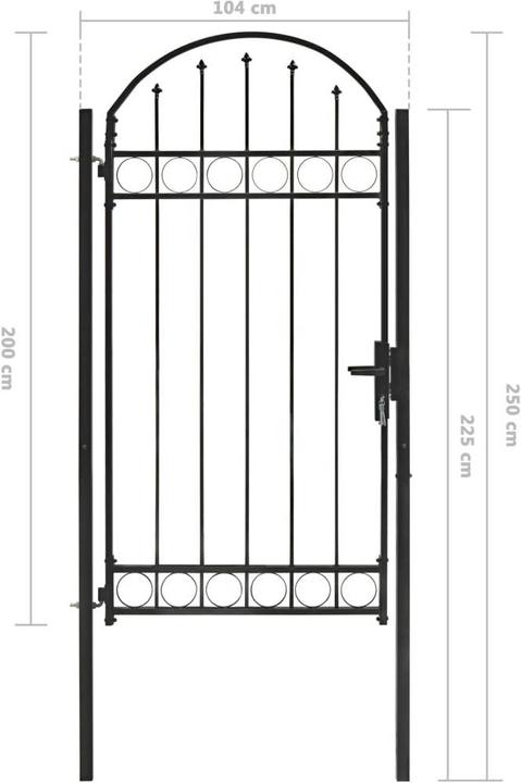 Produktbild vidaXL Zauntor