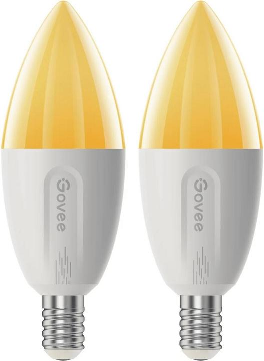 Actual product image Govee Smart Light Bulb E14, RGBWW, CRI groesser als (E14, 5 W, 450 lm, 1 x, F)