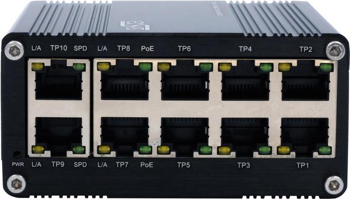Produktbild Exsys Industr. Mini PoE-Switch 10x 1 Gbps (10 Ports)