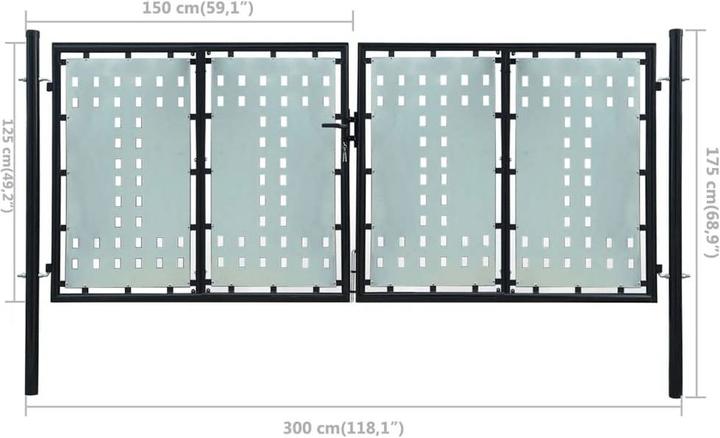 Produktbild vidaXL Gartentor
