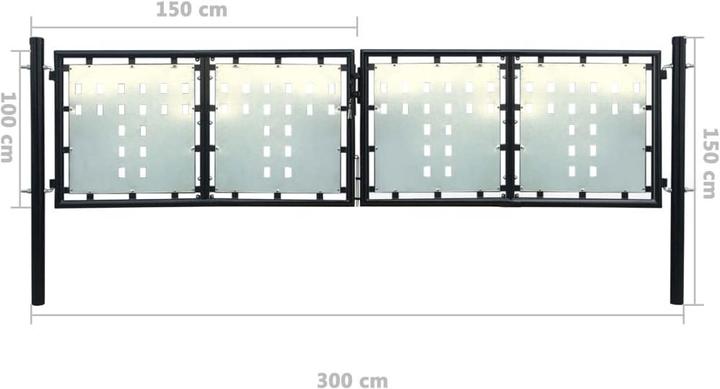 Produktbild vidaXL Gartentor