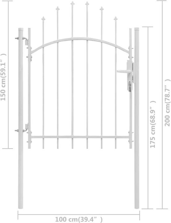 Produktbild vidaXL Zauntor