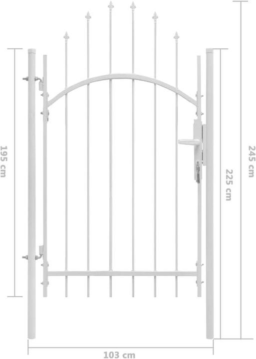 Produktbild vidaXL Zauntor