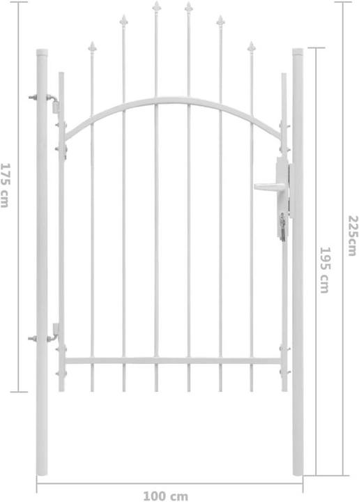 Produktbild vidaXL Zauntor