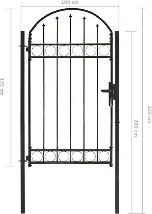Produktbild vidaXL Zauntor
