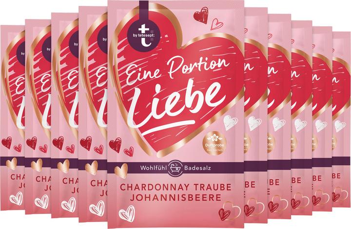Produktbild t: by tetesept Eine Portion Liebe (Badesalz)