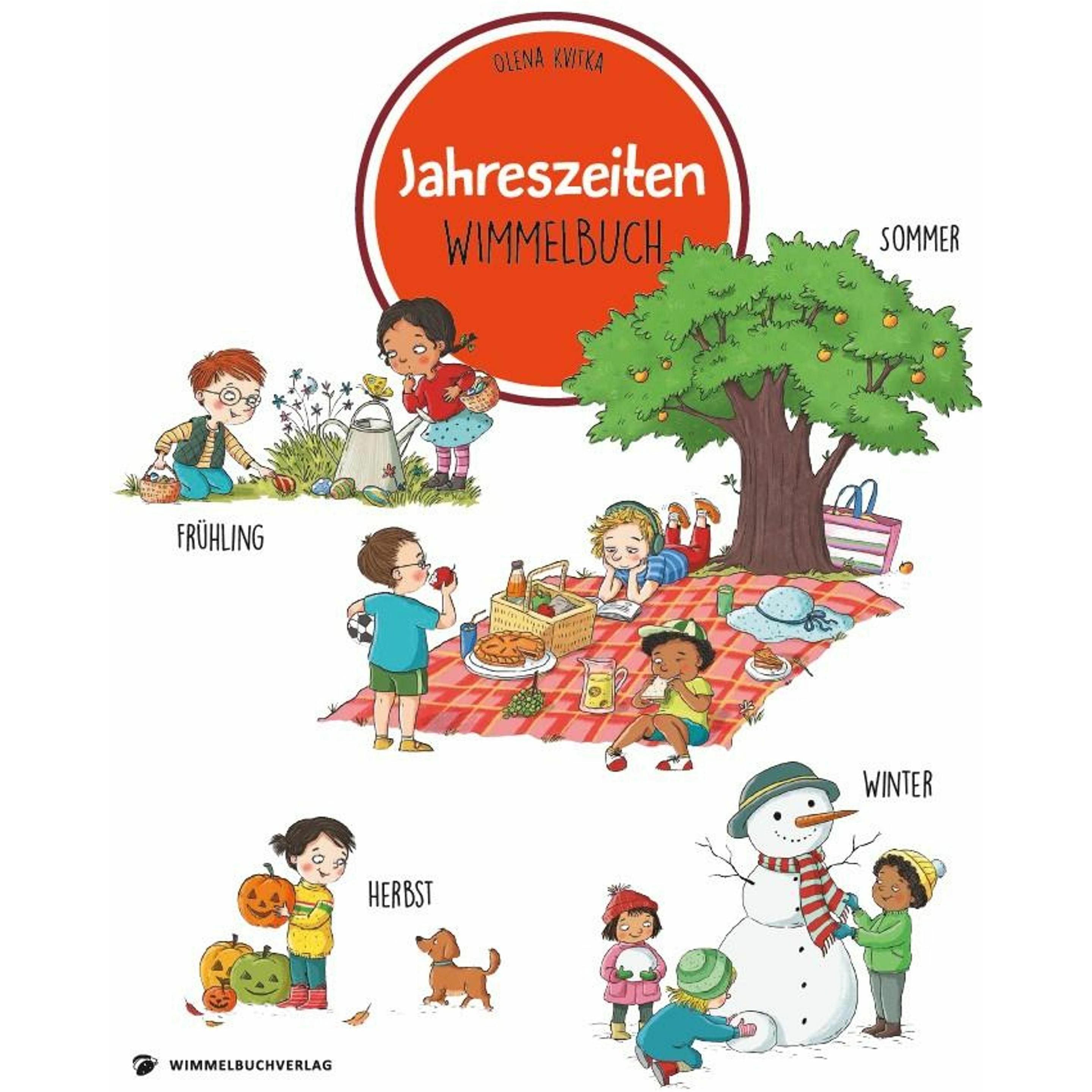 Jahreszeiten, Kinderbücher von Olena Kvitka