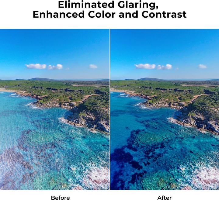 Produktbild K&F Concept 100*100*2mm, square PL lens, optical glass, HD, waterproof anti-scratch, Green Coating, X-PRO Series (100 mm, 100 mm)