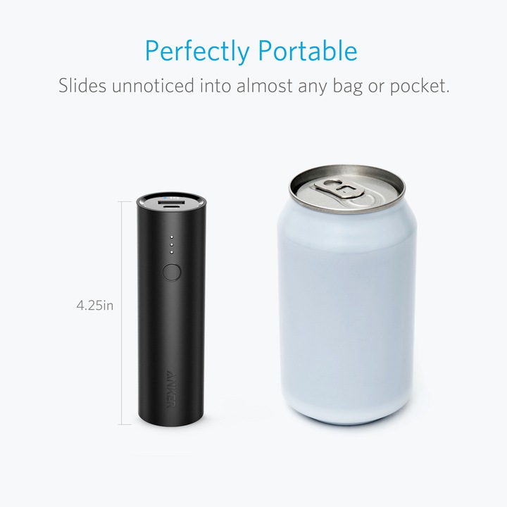 Immagine prodotto Anker PowerCore (5000 mAh, 5000 W, 18.50 Wh)