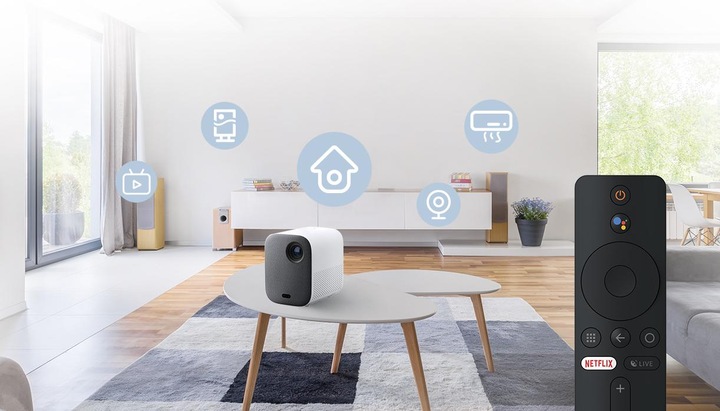 Actual product image Xiaomi Mi Smart Projector 2 (Full HD, 500 lm, 1.2:1)