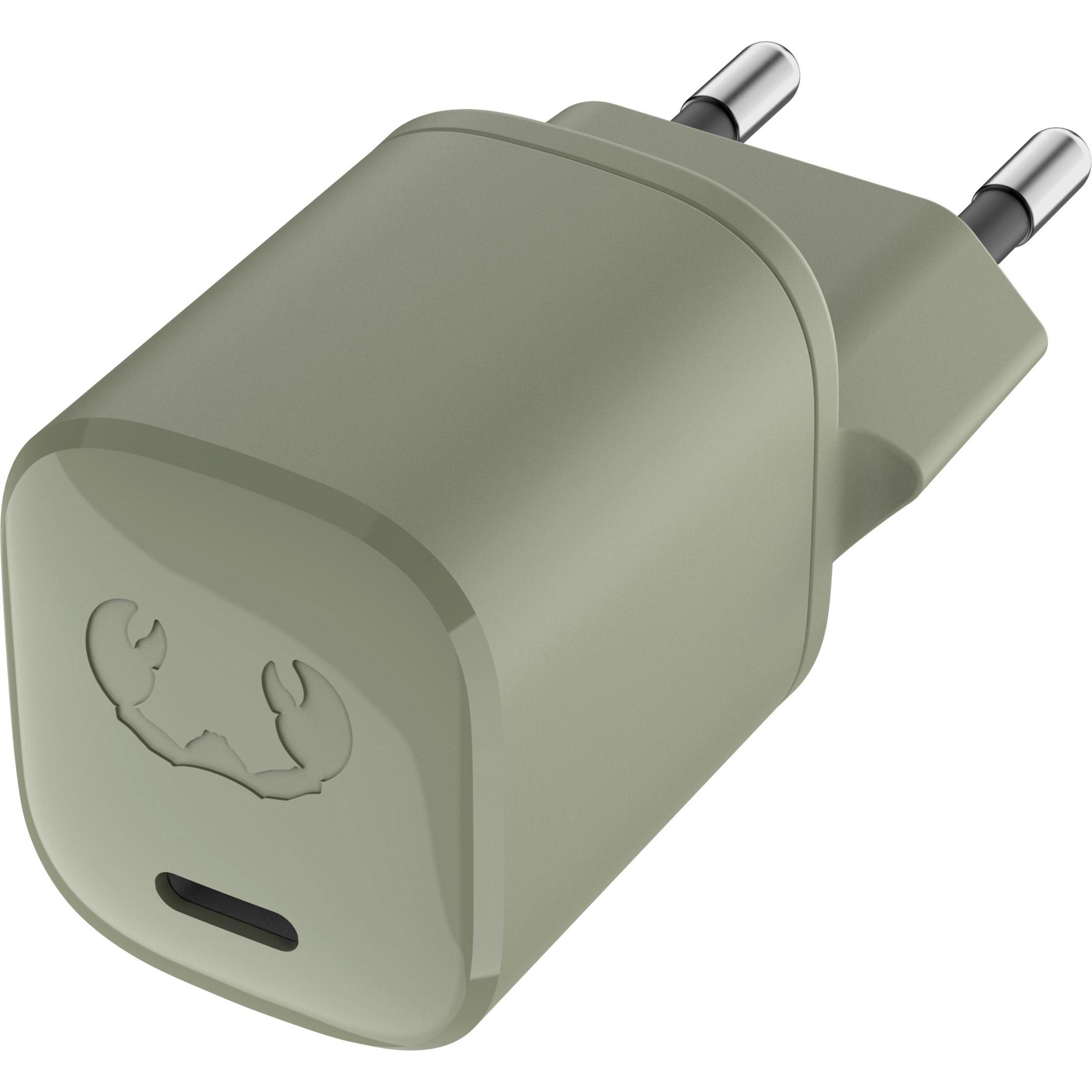 Fresh'N Rebel Mini Ladegerät USB C (20 W), USB Ladegerät, Grün