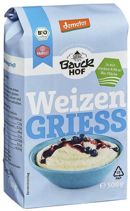Bauckhof Weizengriess Demeter 500 g (500 g)