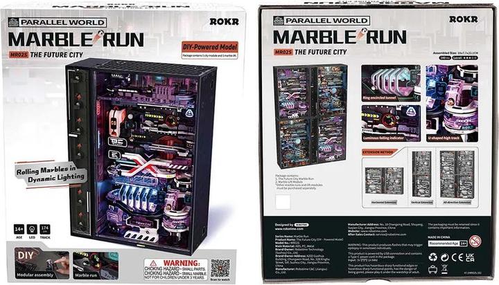 Productafbeelding Rokr De Future City knikkerbaan - 3D bouwpakket (plastic)