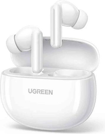 Actual product image Ugreen TWS HiTune T3C in-ear headphones, Bluetooth 5.4, IPX5, microphone (white) (NC, Wireless)