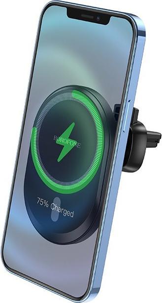 Immagine prodotto Borofone Supporto magnetico per auto con ricarica wireless