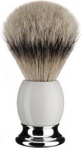 Actual product image Mühle Shaving brush, silver-tip badger point, HANDCRAFTED, porcelain handle/ (Shaving brush)