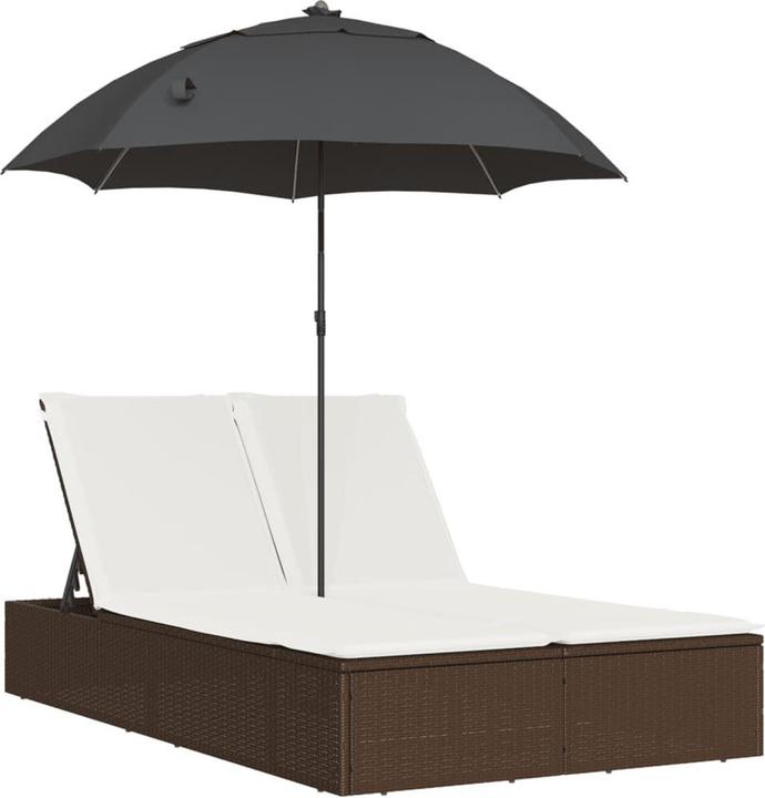 Immagine prodotto vidaXL Doppel-Sonnenliege (164 cm)