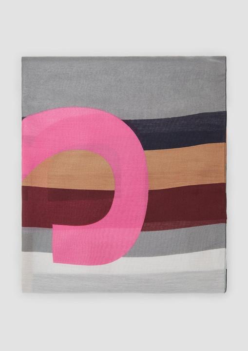 Produktbild s.Oliver Snood Loop-Schal mit Artwork