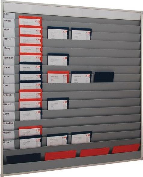 Eichner Planning board H1765xW1580xD78 mm 15 rails grey